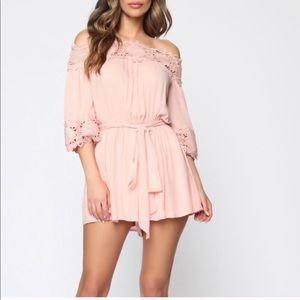 Mauve fashion nova romper